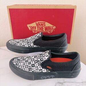 Vans x Cult BMX Slip-On Shoes Men’s Size 7 Brand New with Box  Black Checker